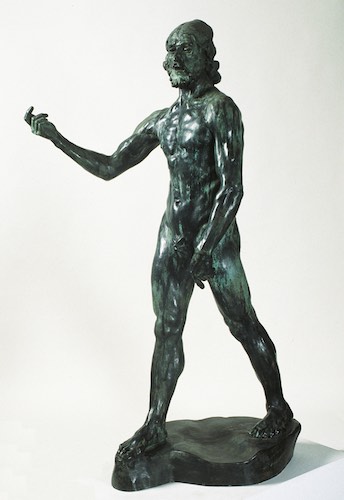 Auguste Rodin, Johannes der Täufer, 1878-80  Bronze, grün und schwarz patiniert, © Kunsthalle Bremen – Der Kunstverein in Bremen, Fotos: Lars Lohrisch