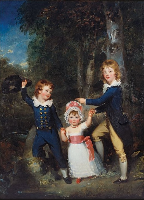 Sir Thomas Lawrence (1789-1830), Bildnis der Kinder des Lord George Cavendish, 1790, Dauerleihgabe der Adolf und Luisa Haeuser-Stiftung, Foto: Städelsches Kunstinstitut
