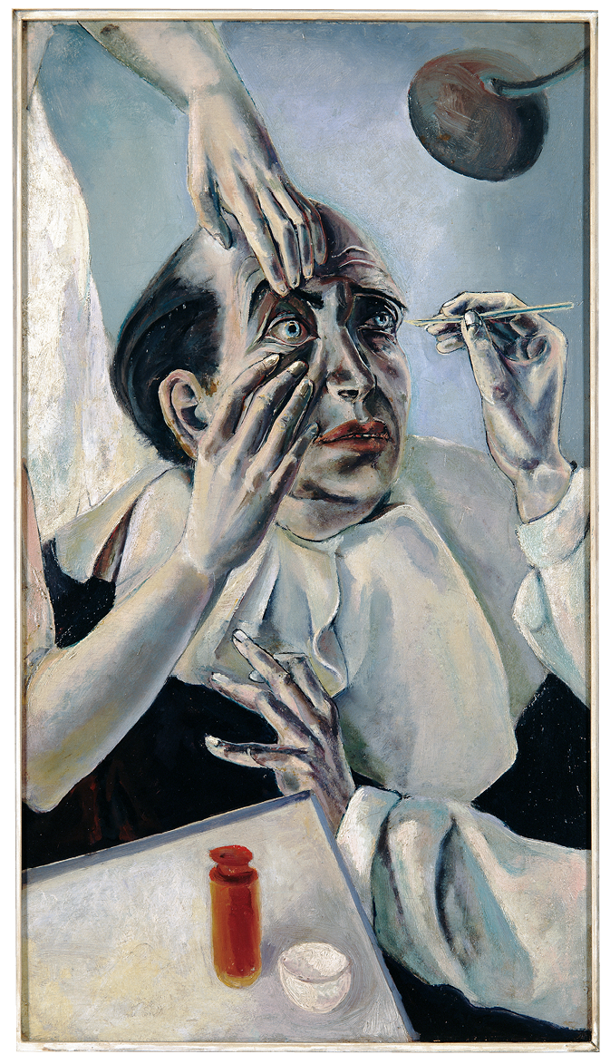 Hanns Ludwig Katz, Eye Operation, 1929/30, Öl auf Sperrholz, Kunsthalle Emden