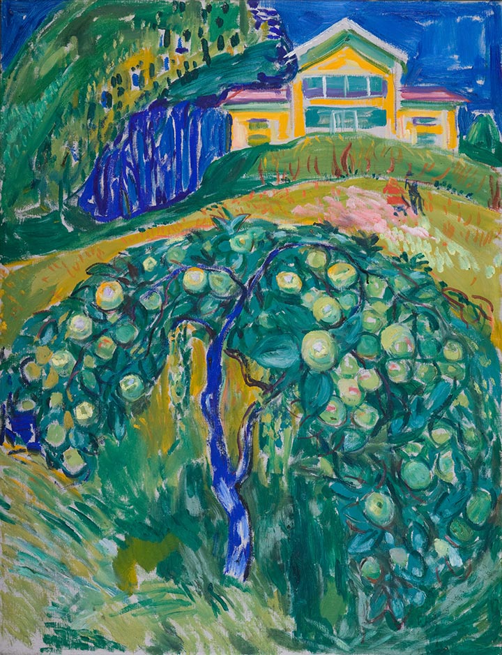 Edvard Munch, Apfelbaum im Garten, 1932-42, © The Munch-Museum Oslo/The Munch-Ellingsen-Group
