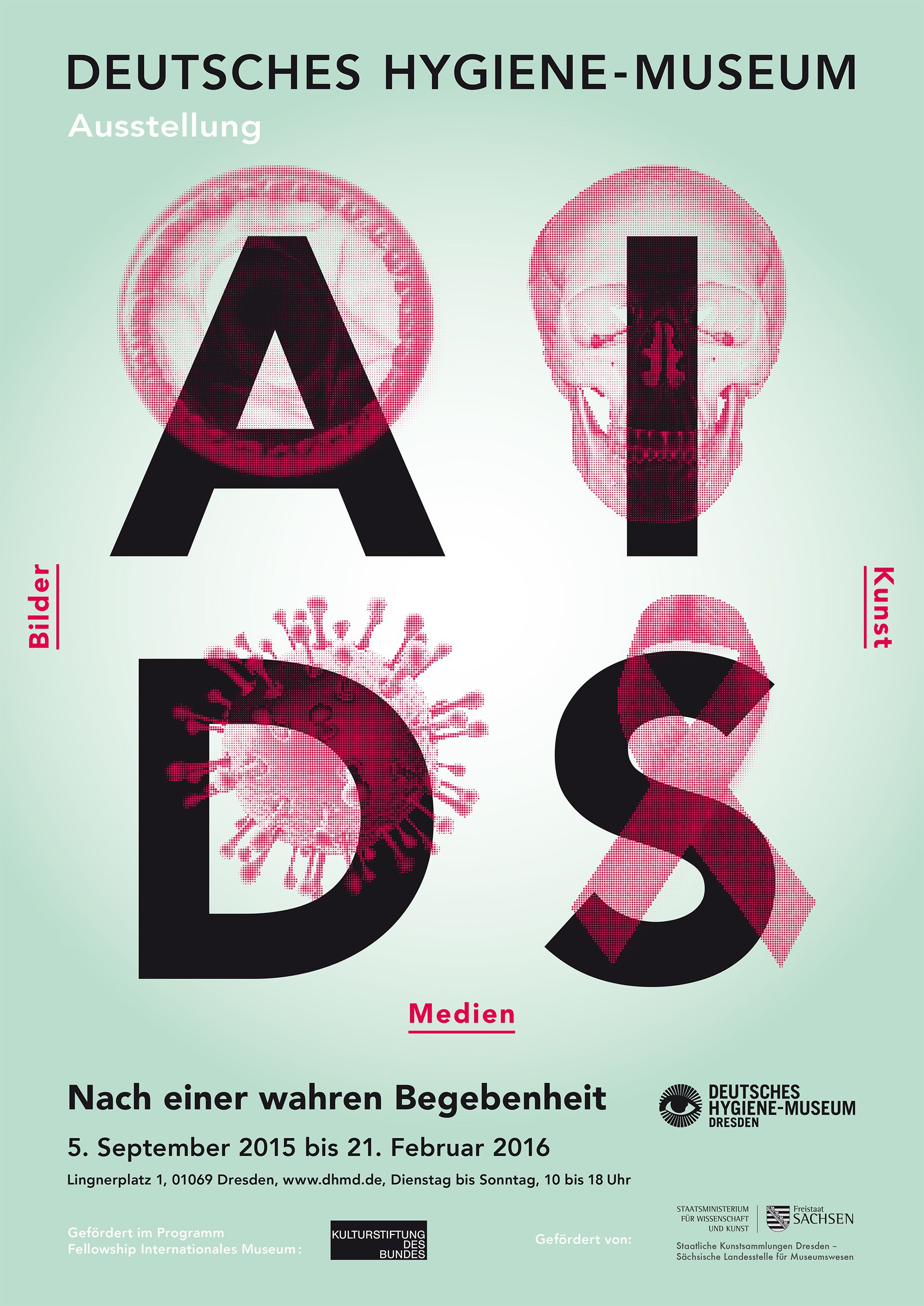 Ausstellungsplakat AIDS, © Dina Fluck / DHMD