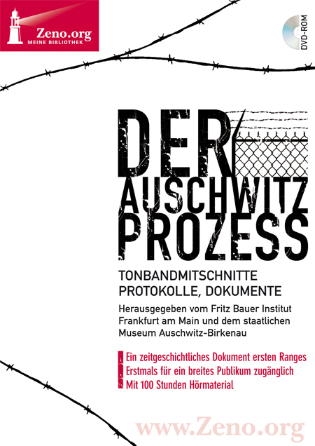 DVD ‘Der Auschwitz-Prozess‘, hrsg. v. Fritz Bauer Institut und Staatliches Museum Auschwitz-Birkenau