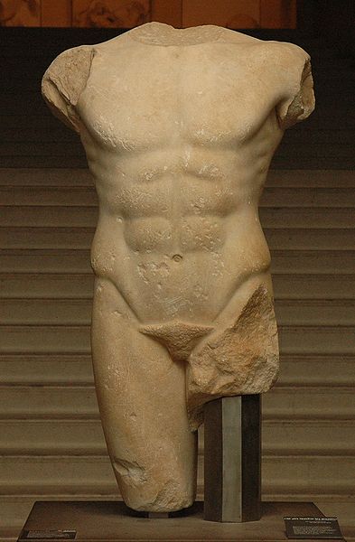 Torso Miletus, Louvre, Department of Greek, Etruscan and Roman Antiquities, Denon wing (Ma 2792), Foto: Jastrow (2006), Quelle: wikimedia.org