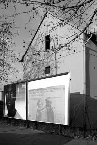 Plakat-Aktion für das Fritz Bauer Institut entwickelt vom Berliner Grafiker Christoph Bebermeier, © Foto: Jan Pauls