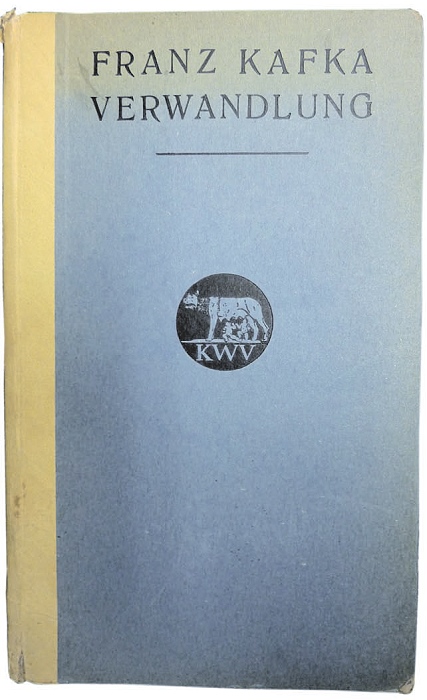 Franz Kafka, Die Verwandlung, Erste Buchausgabe, Leipzig : Kurt Wolff 1915, © Franz Fechner, Bonn