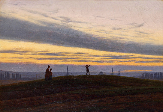 Caspar David Friedrich, Der Abendstern, um 1830, Öl auf Leinwand, © Freies Deutsches Hochstift