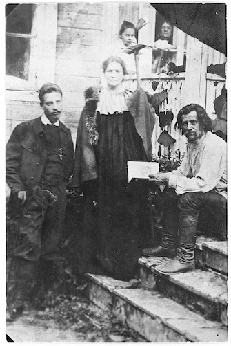   Lou Andreas-Salomé und Rainer Maria Rilke  zu Besuch bei Spiridon Droschin, 1900, DLA Marbach