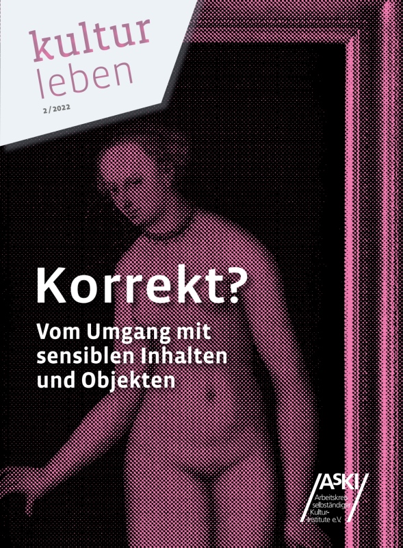 Titelbild kultur leben 2/22: Digitale Bearbeitung v. Lucas Cranach d. Ä., Venus mit Amor als Honigdieb vor schwarzem Grund, Germanisches Nationalmuseum, Nürnberg (GMN), Inv.-Nr. Gm1097. 