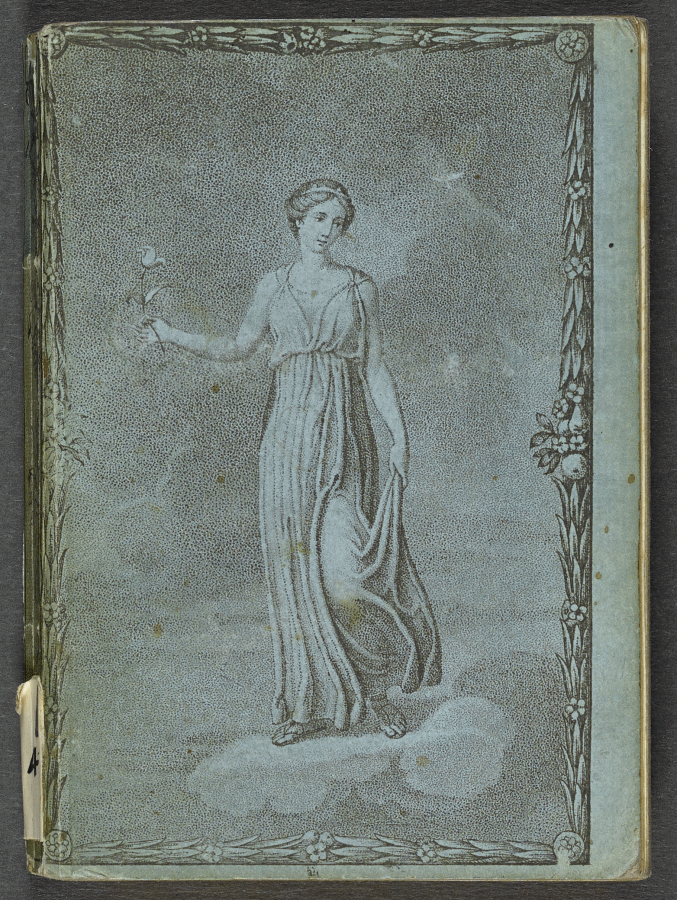 Taschenbuch für Damen (Jahrgang 1811) mit dem Exlibris der Almanachsammlung Goldschmidt, gestaltet von Theo Paul Herrmann, © Klassik Stiftung Weimar 