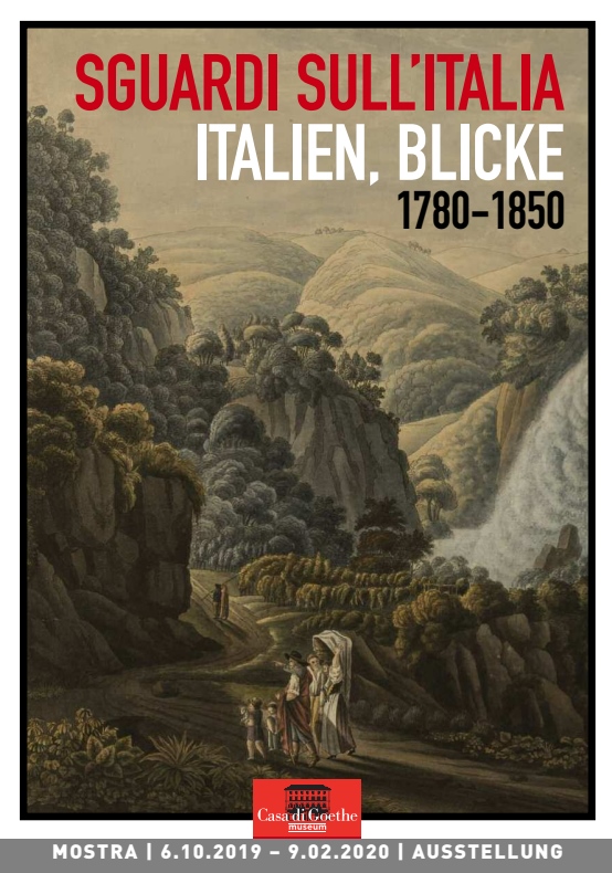 Plakat zur Ausstellung ‘Italien, Blicke‘ in der Casa di Goethe, Rom 