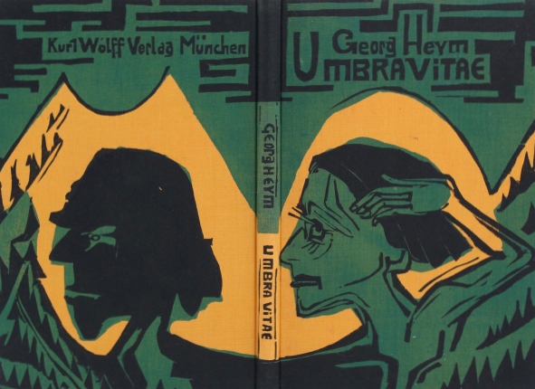 Ernst Ludwig Kirchners Gestaltung von Umbra Vitae zählt zu den Inkunablen der Buchkunst, Foto: Germanisches Nationalmuseum Nürnberg