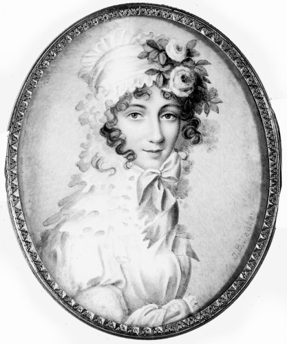 Maria Ludovica (1787-1816), Kaiserin von Österreich, Miniatur von Jean Baptiste Isabey, 1812, © Foto: Goethe-Museum Düsseldorf