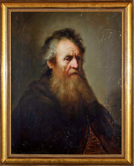 Ferdinand Bol (?), Bildnis eines alten Mannes, nach 1632, Öl auf Holz, Foto: MDR ; Rathgen Forschungslabor der Staatlichen Museen zu Berlin