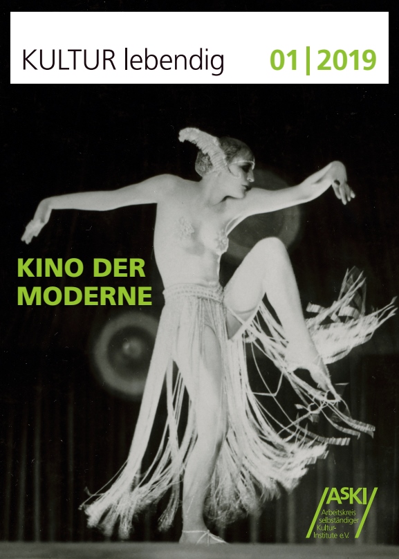Titelbild KULTUR lebendig 1/19: Brigitte Helm, Metropolis (1927, Fritz Lang), Foto: Horst von Harbou, Deutsche Kinemathek – Museum für Film und Fernsehen, Berlin