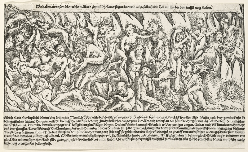 Lucas Cranach d. Ä., Die Hölle, um 1510, © Kunstsammlungen der Veste Coburg