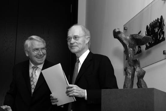 Udo Brandhorst (r.) mit Volkmar Hansen, Foto: © Ekko von Schwichow, Berlin