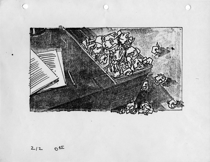 Hammett. Wim Wenders (USA 1982), Storyboard: Alex Tavoularis zugeschrieben, Deutsche Kinemathek – Sammlung Wim Wenders, Berlin