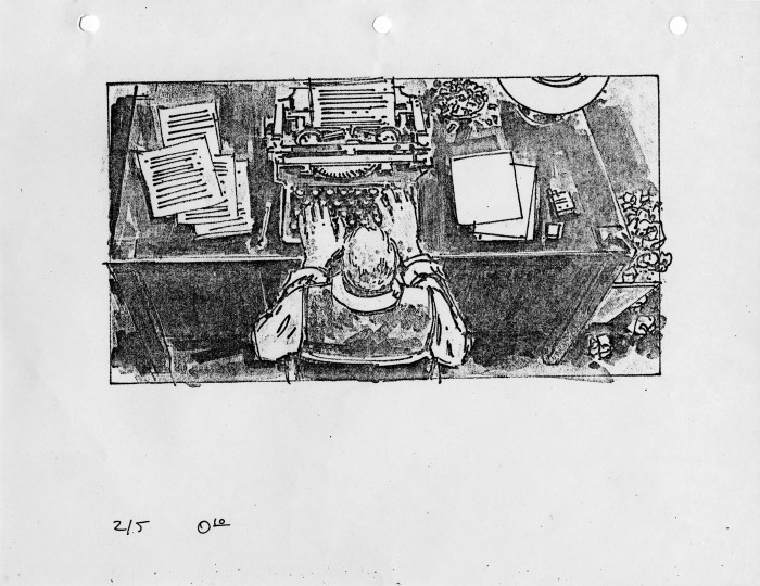 Hammett. Wim Wenders (USA 1982), Storyboard: Alex Tavoularis zugeschrieben, Deutsche Kinemathek – Sammlung Wim Wenders, Berlin