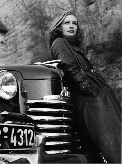 Hildegard Knef, 1951, Werbefoto für Opel, © Filmmuseum Berlin