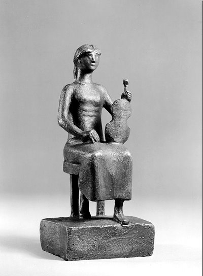 Gerhard Marcks, Kleine Zweite Geige, 1977, Bronze, © Foto: Gerhard-Marcks Stiftung Bremen