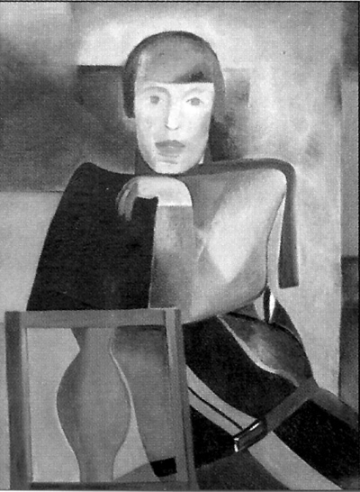 Ida Kerkovius, Selbstbildnis, 1929, Öl/Leinwand, Galerie der Stadt Stuttgart, Foto: ebd.