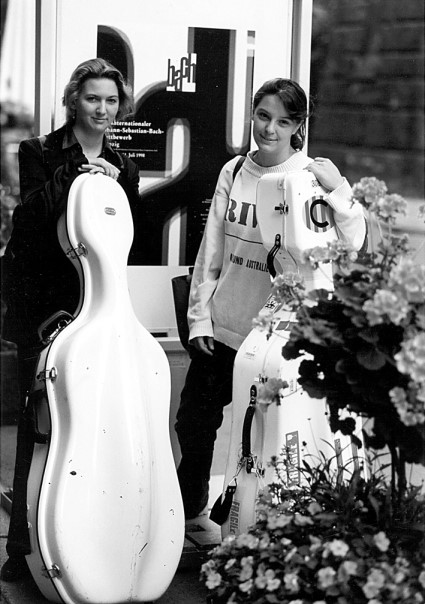 Violoncellistinnen aus Frankreich, Internationaler Johann-Sebastian-Bach- Wettbewerb 1998, © Foto: fotoblume, Klitzschen
