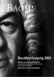 Bach Magazin, © Foto: Stiftung Bach-Archiv Leipzig