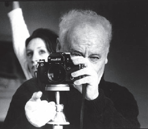 ‘Selbst im Spiegel‘, Stefan Moses mit Janice, München 1998, im Besitz von Stefan Moses, © Stefan Moses