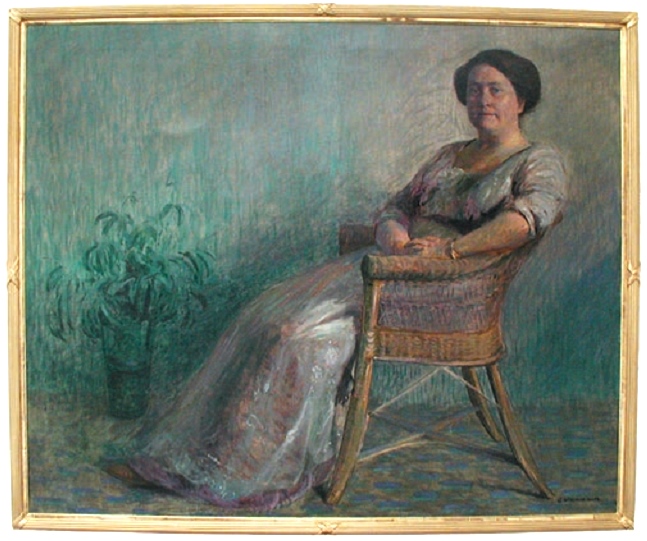 Adalbert Wimmenauer (1869–1914), Anna Erler-Schnaudt, Ölgemälde, Max-Reger-Institut, Karlsruhe
