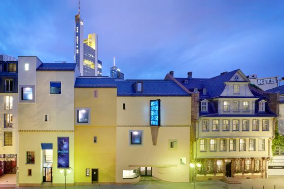 Deutsches Romantik-Museum und Goethe, Haus-Fassadenansicht, September 2021, © Freies Deutsches Hochstift, AP. Englert