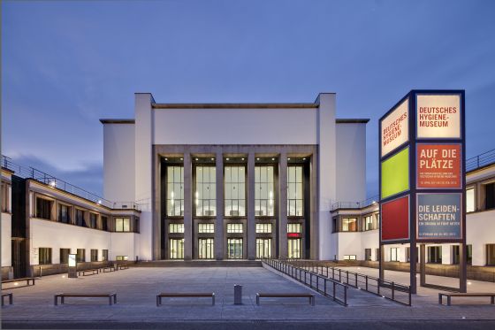 Außenansicht des Deutschen Hygiene-Museums, Dresden, ©David Brandt