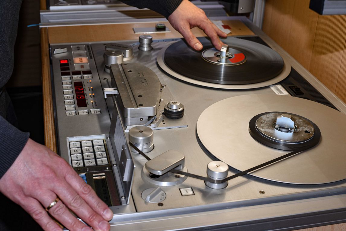 Bandmaschine Studer A816, Deutsches Rundfunkarchiv, Frankfurt am Main / Potsdam-Babelsberg, ©DRA/Susanne Hennings