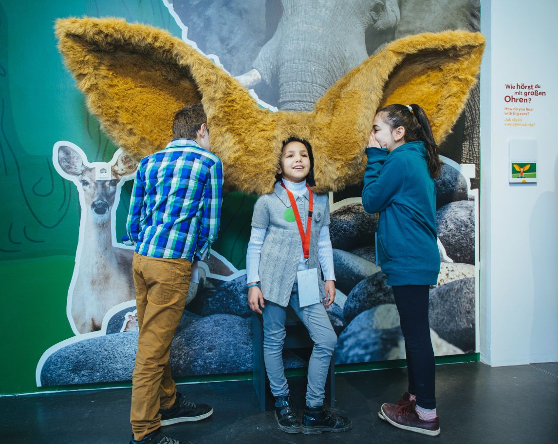 Interaktives Ausstellungsstück im Kinder-Museum des Deutschen Hygiene-Museums, Foto: Oliver Killig