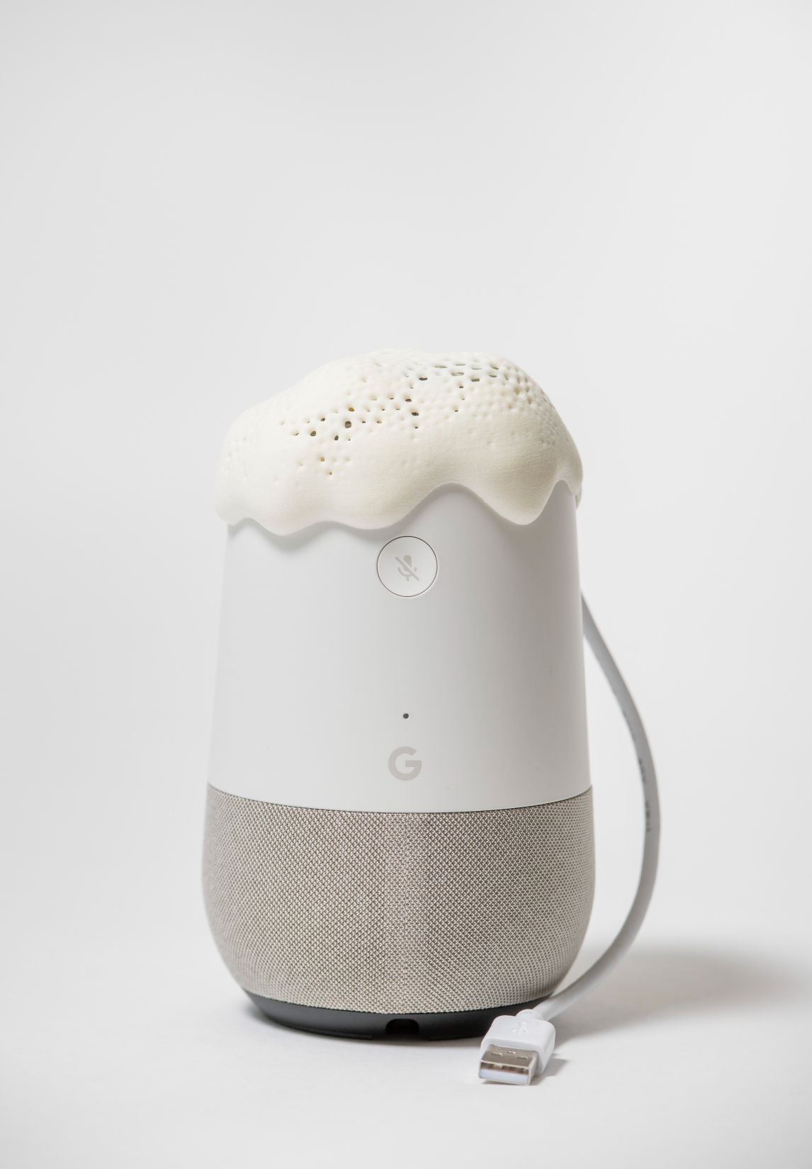 Museum für Kommunikation Nürnberg, Krypto-Sprachfilter, Alias für Google Home, © Museumsstiftung für Post und Telekommunikation, Foto: Bert Bostelmann