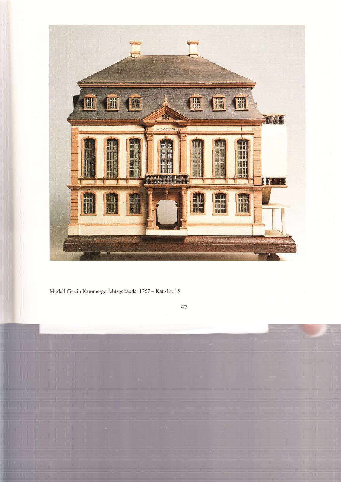 Bildunterschrift anfragen, vorläufig: Modell Kammergerichtsgebäude